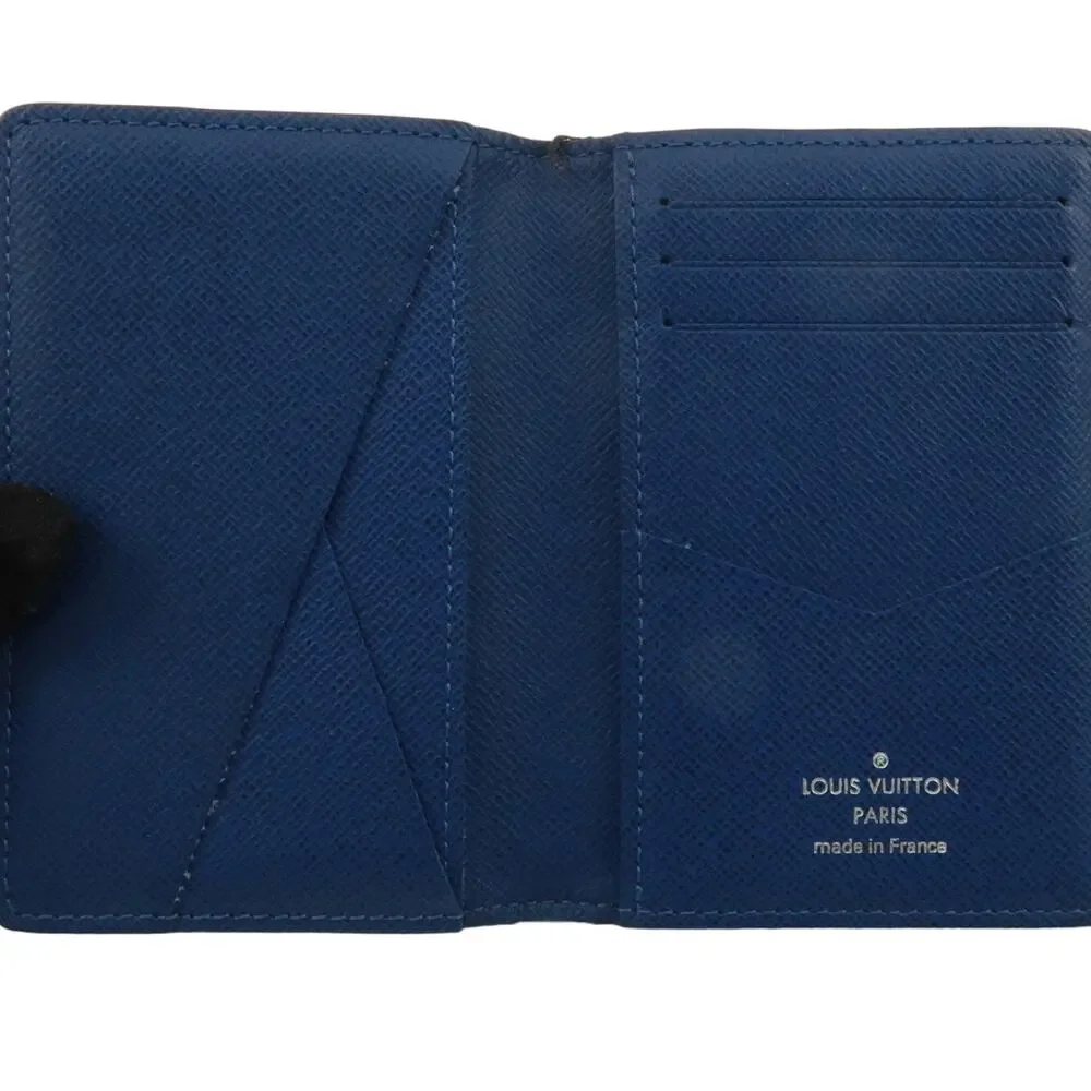 💎✨BEAUTIFUL✨💎Authentic Louis Vuitton Taiga Rama Organizer Depoche Card Case - Picture 9 of 15